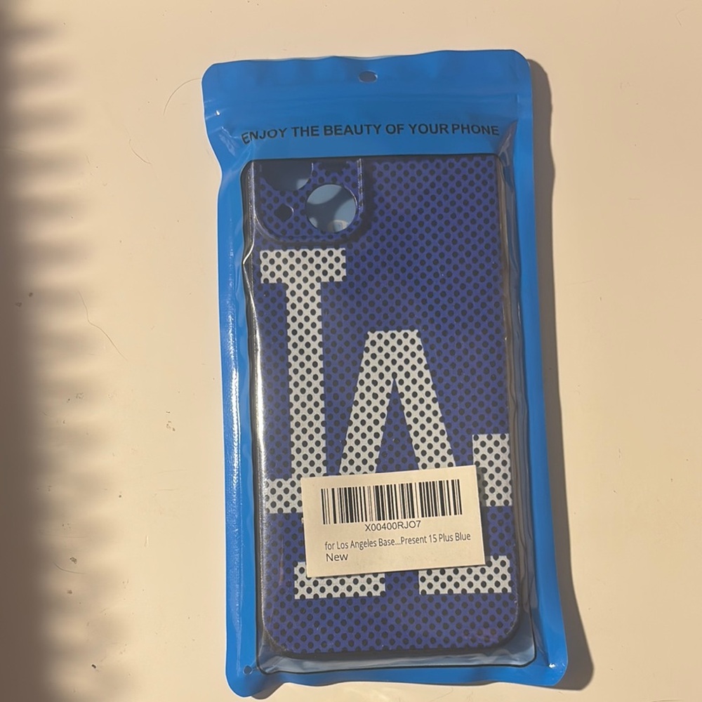 Vibrant Blue Smartphone Case with Clear Window
